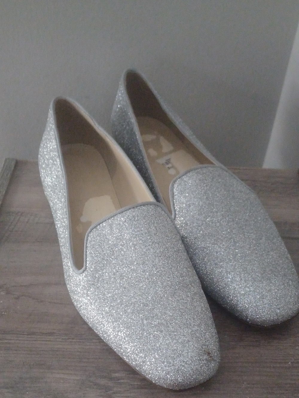 J. Crew Glitter Flats Sz 8.5 LAST CHANCE